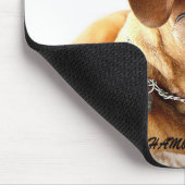 HAMbyWG - Bulldog w Glasses Mousepad Muismat (Hoek)