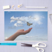 HAMbyWG - Butterfly in hand Tissuepapier (Craft)