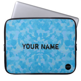 HAMbyWG - Camouflage in Sky Blue Laptop Sleeve