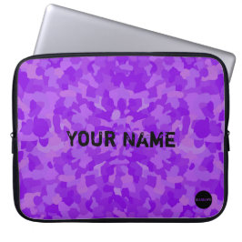 HAMbyWG - Camouflage in Violet Laptop Sleeve