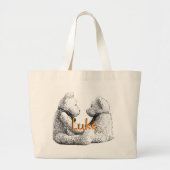 HAMbyWG - Canvas Canvas tas - Teddy Bears (Voorkant)