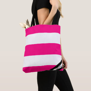 HAMbyWG - Canvas schoudertas - Geel en wit Tote Bag