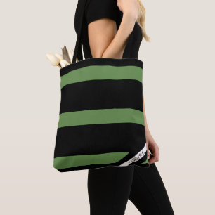 HAMbyWG - Canvas schoudertas - zwart/grijze Logo Tote Bag