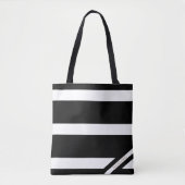 HAMbyWG - Canvas Schoudertas - Zwart & Wit Logo Tote Bag (Voorkant)