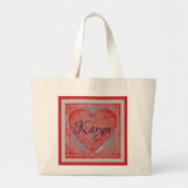 HAMbyWG - Canvas tas -  hartbenaming (Voorkant)