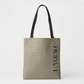 HAMbyWG - Canvas tas - Houndstooth - Om het even w (Voorkant)