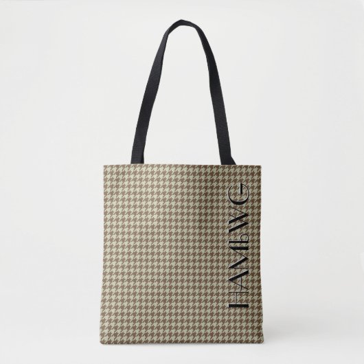 HAMbyWG - Canvas tas - Houndstooth - Om het even w (Voorkant)