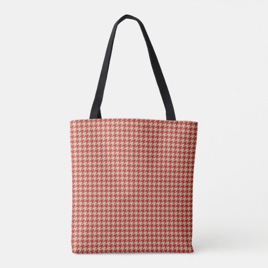HAMbyWG - Canvas tas - Houndstooth - Om het even w (Achterkant)