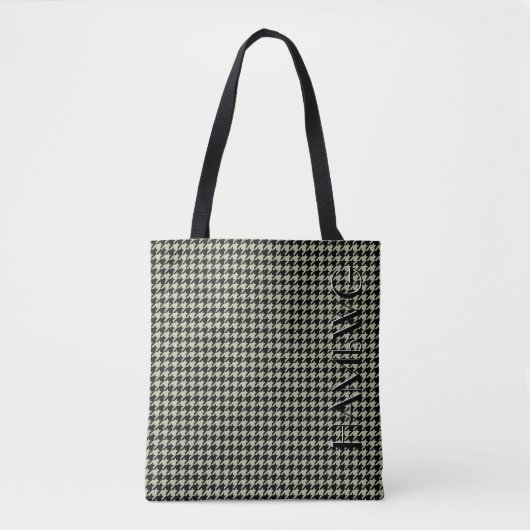 HAMbyWG - Canvas tas - Houndstooth - Om het even w (Voorkant)