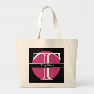 HAMbyWG - Canvas tas - Initiaal met naam