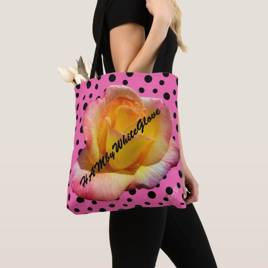 HAMbyWG - Canvas tas - Rockabilly Roos (Dichtbij)