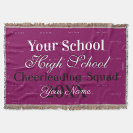 HAMbyWG - Cheerleader of Club Throw Blanket Deken