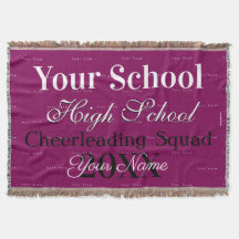 HAMbyWG - Cheerleader of Club Throw Blanket