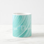 HAMbyWG - Coffee-Mok - Aqua Mint Swirl Koffiemok (Center)