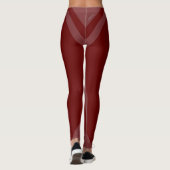 HAMbyWG - Compressie-Leggings - 2 Tone/Dark Red Leggings (Achterkant)