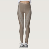 HAMbyWG - Compressie-Leggings - 2 Toon/Taupe Leggings (Voorkant)
