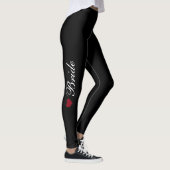 HAMbyWG - Compressie-Leggings - Bride w./Heart Leggings (Rechts)
