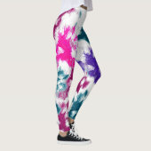HAMbyWG - Compressie-Leggings - Inkt-Spletters Leggings (Rechts)