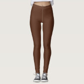 HAMbyWG - Compressie-Leggings - Middelbruin Leggings (Voorkant)