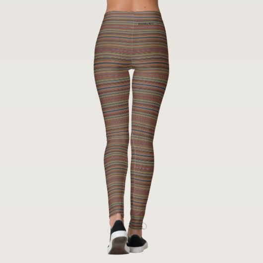 HAMbyWG - Compressie-Leggings - Schitterende kleur Leggings (Achterkant)
