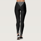HAMbyWG - Compressie-Leggings - zwart en grijs Leggings (Achterkant)
