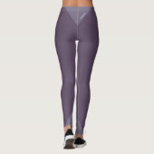 HAMbyWG - Compressie-Leggings - Zwarte frambozen Leggings (Achterkant)