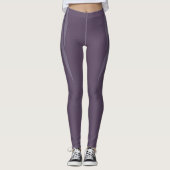 HAMbyWG - Compressie-Leggings - Zwarte frambozen Leggings (Voorkant)