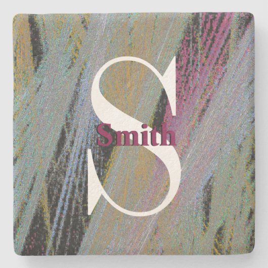 HAMbyWG Craft Kijk met Monogram Stenen Onderzetter (Voorkant)