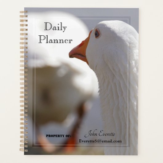 HAMbyWG - Dagelijkse planner - Eend volgt eend (Voorkant)