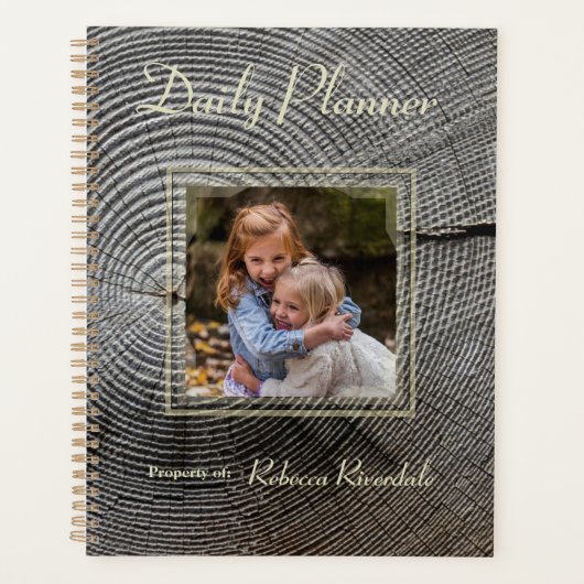 HAMbyWG - Dagelijkse planner - Grijs hout (Voorkant)