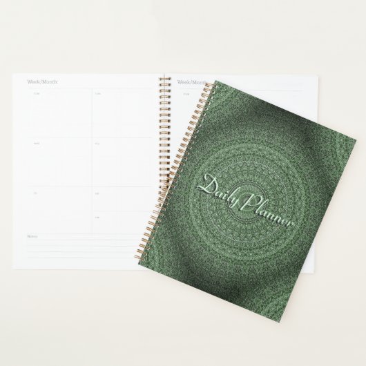 HAMbyWG - Dagelijkse planner - Groene Mandala (Display)