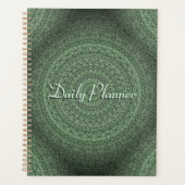 HAMbyWG - Dagelijkse planner - Groene Mandala (Voorkant)