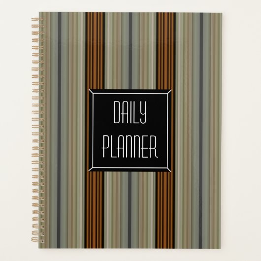 HAMbyWG - Dagelijkse planner - Ivoor Deco Streep (Voorkant)