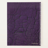 HAMbyWG - Dagelijkse Planner - Paarse Crackle (Achterkant)