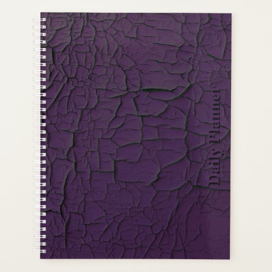 HAMbyWG - Dagelijkse Planner - Paarse Crackle (Voorkant)