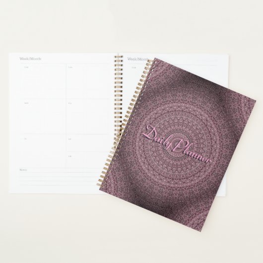 HAMbyWG - Dagelijkse planner - Roze Mandala (Display)