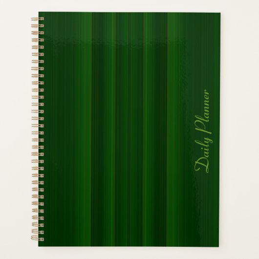 HAMbyWG - Dagelijkse Planner - Smaragdgroen (Voorkant)