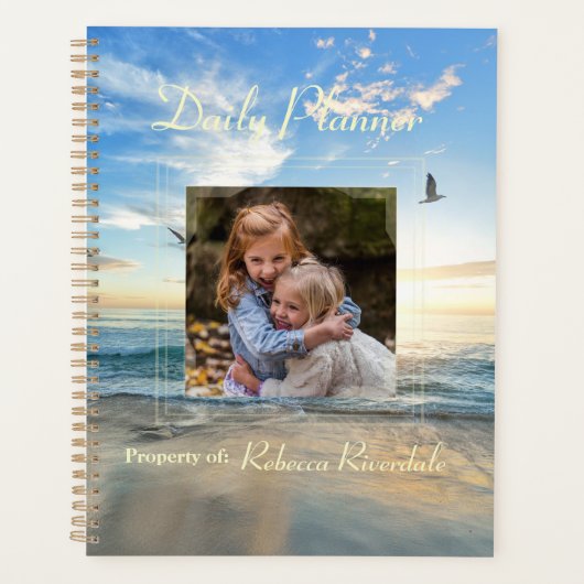 HAMbyWG - Dagelijkse planner - Zonnig strand (Voorkant)