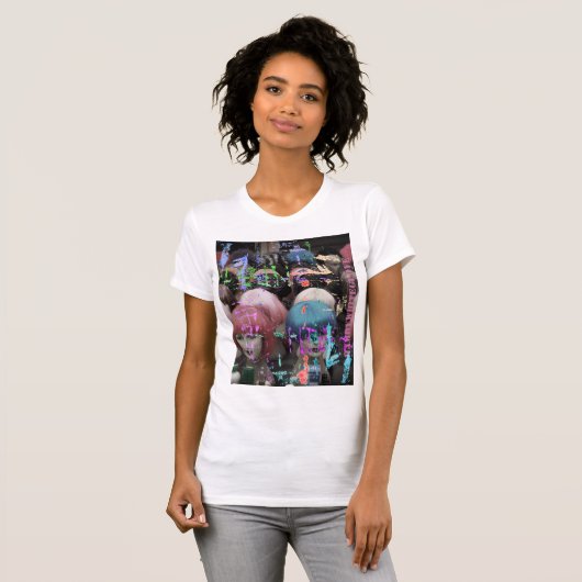 HAMbyWG - Dames T-shirt - Pruiken (Voorkant volledig)