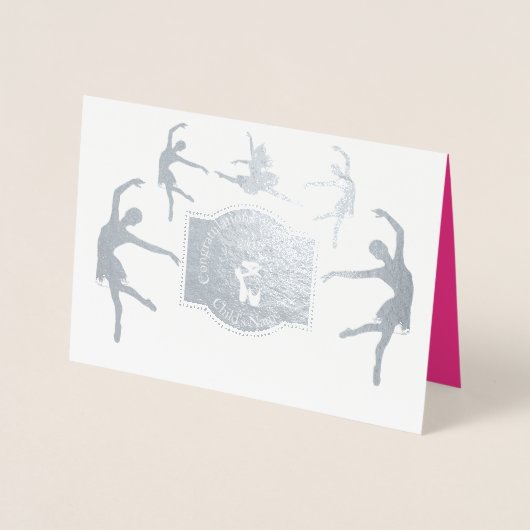 HAMbyWG - Dance Overweging gefeliciteerd Folie Kaarten (Voorkant)