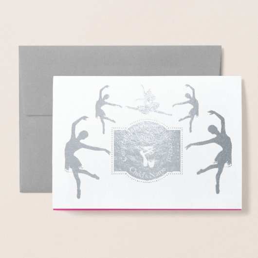 HAMbyWG - Dance Overweging gefeliciteerd Folie Kaarten (Voorkant met envelop)