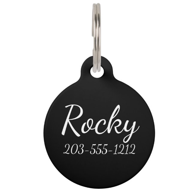 HAMbyWG - Dog Name Tag Huisdierpenning (Voorkant)