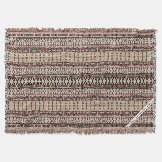 HAMbyWG - Drow Blanket Moroccan Style Pattern Deken (Voorkant)