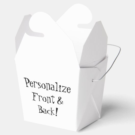 HAMbyWG - Favor Box - Chinese Food Style Box Bedankdoosjes (Geopend)