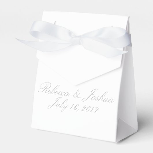 HAMbyWG - Favor Box w/Ribbon & Personalized Bedankdoosjes (Voorkant Zijde)