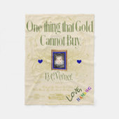 HAMbyWG - Fleece Baby Blanket - One Thing Gold.. (Voorkant)