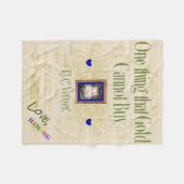 HAMbyWG - Fleece Baby Blanket - One Thing Gold.. Deken (Voorkant (Horizontaal))