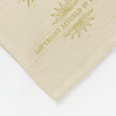 HAMbyWG - Fleece Baby Blanket - One Thing Gold.. Deken (Hoek)