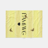 HAMbyWG - Fleece Blanket - Butterflys Deken (Voorkant (Horizontaal))