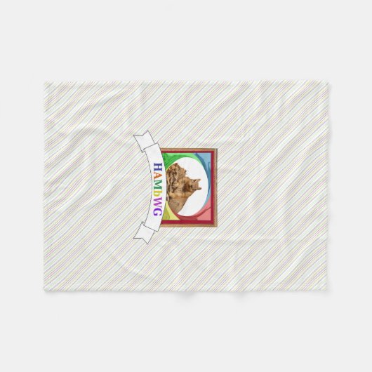 HAMbyWG - Fleece Blanket - Fine Primary Squirrel (Voorkant (Horizontaal))